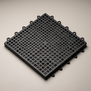 Tuile TraxCore noire en gros plan